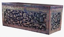 Black outer coffin, Tomb 1 at Mawangdui, Changsha, 2th century BC. Creator: The Oriental Applied Arts