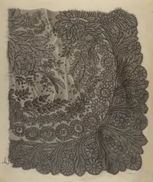 Black Lace, c. 1940. Creator: Helen Balfour