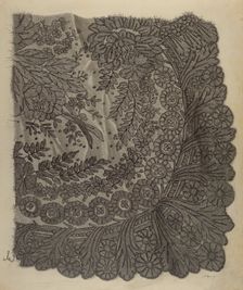Black Lace, c. 1940. Creator: Helen Balfour