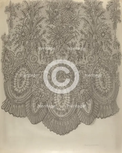 Black Lace, c. 1941. Creator: Carl Buergerniss.