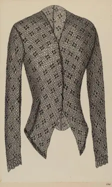 Black Lace Jacket, c. 1938. Creator: Joseph L. Boyd
