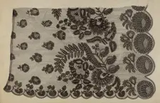 Black Lace Shawl, c. 1939. Creator: Raymond Manupelli