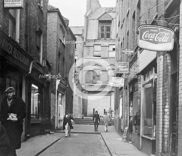 Black Lion Yard, London. Creator: Unknown.