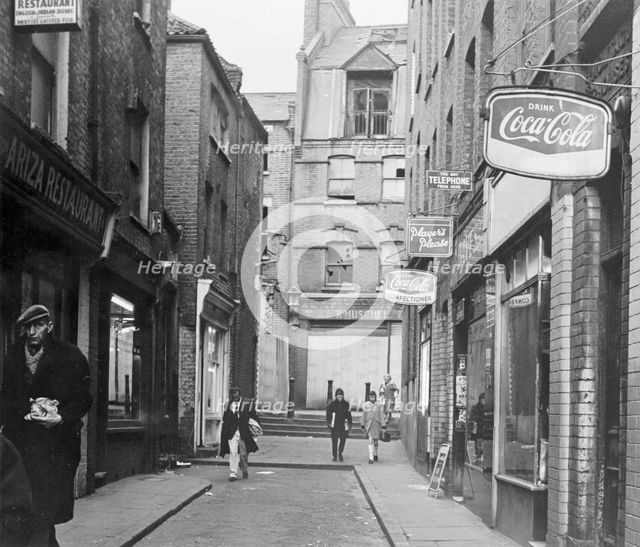 Black Lion Yard, London. Creator: Unknown.