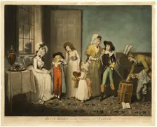Black Monday, or the Departure for School, published December 1, 1790. Creator: John Jones