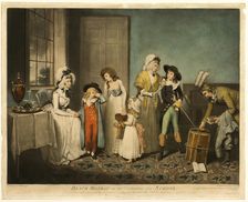 Black Monday, or the Departure for School, published December 1, 1790. Creator: John Jones