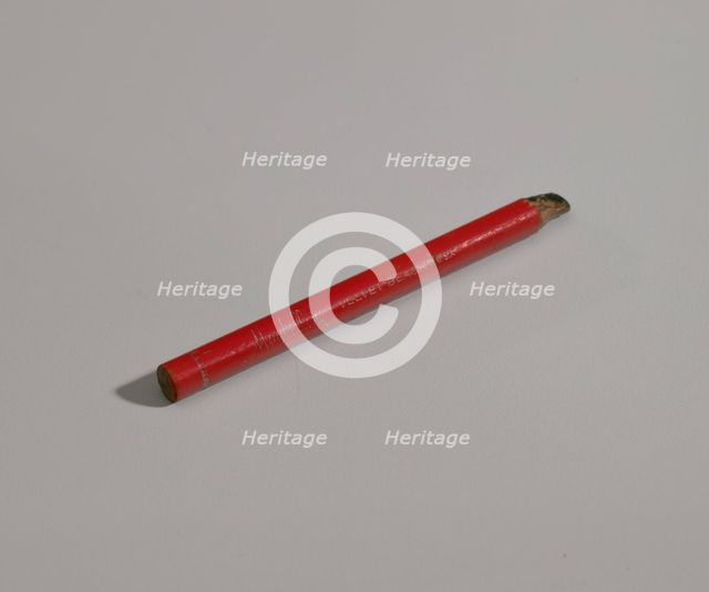 Black makeup pencil from Mae's Millinery Shop, 1941-1994. Creator: Maybelline.