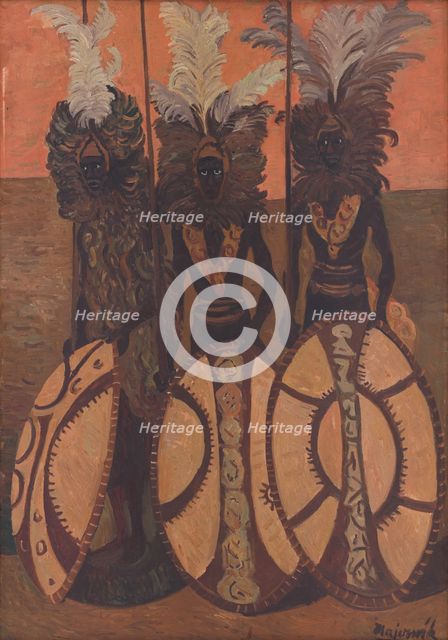 Black Men, around 1940. Creator: Cyprian Majernik.