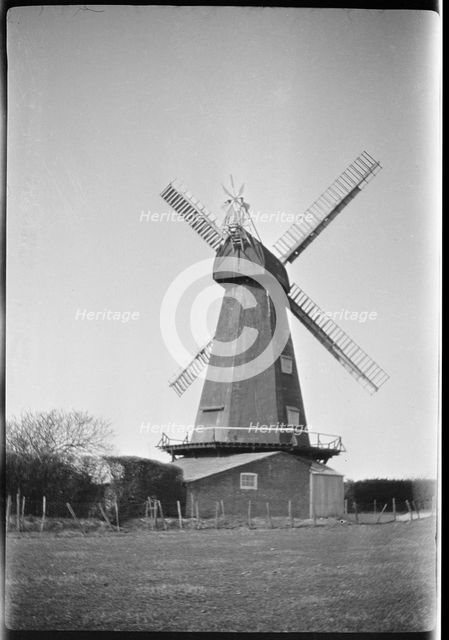 Black Mill, Barham Downs, Adisham, Canterbury, Kent, 1929. Creator: Francis Matthew Shea.