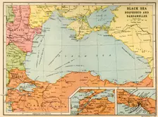 Black Sea: Bosphorus and Dardanelles, c1914, (c1920). Creator: John Bartholomew & Son