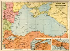Black Sea: Bosphorus and Dardanelles, c1914, (c1920). Creator: John Bartholomew & Son