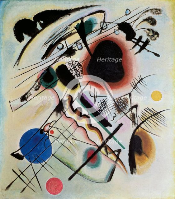 Black Spot, 1921. Creator: Kandinsky, Wassily Vasilyevich (1866-1944).