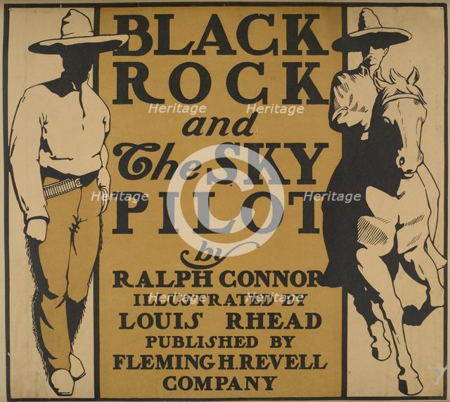 Black rock and the sky pilot, c1895 - 1911. Creator: Unknown.