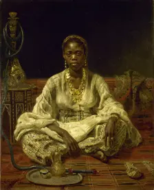 Black woman, 1875-1876. Creator: Repin, Ilya Yefimovich (1844-1930)