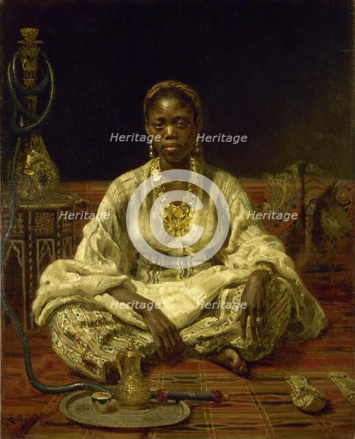 Black woman, 1875-1876. Creator: Repin, Ilya Yefimovich (1844-1930).