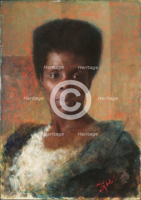Black Woman, 1895. Creator: Azbe, Anton (1862-1905).