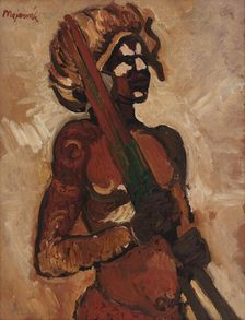 Black Warrior, 1940. Creator: Cyprian Majernik