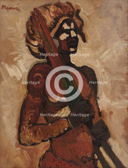 Black Warrior, 1940. Creator: Cyprian Majernik.