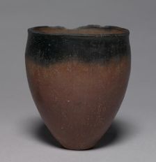 Black-Topped Beaker, 4500-3000 BC. Creator: Unknown