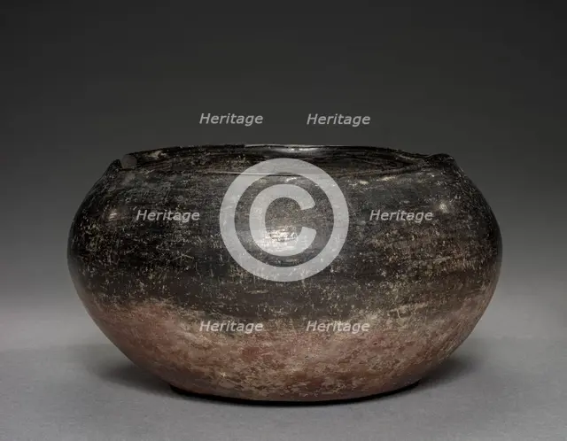 Black-Topped Bowl, 4000-3000 BC. Creator: Unknown.