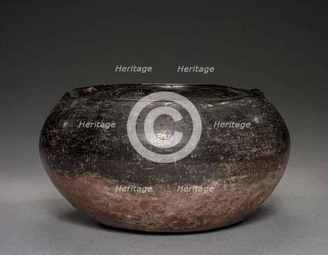 Black-Topped Bowl, 4000-3000 BC. Creator: Unknown.
