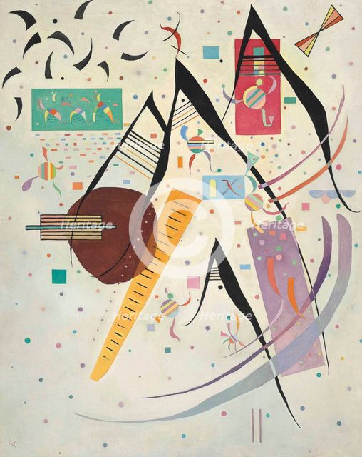 Black Tips, 1937. Creator: Kandinsky, Wassily Vasilyevich (1866-1944).