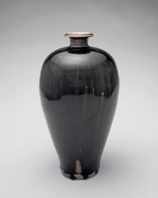 Black vase, about 1100. Creator: Unknown
