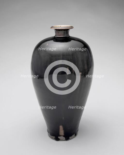 Black vase, about 1100. Creator: Unknown.