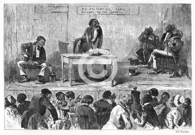 'Blackville', 1878.Artist: Solomon Eytinge