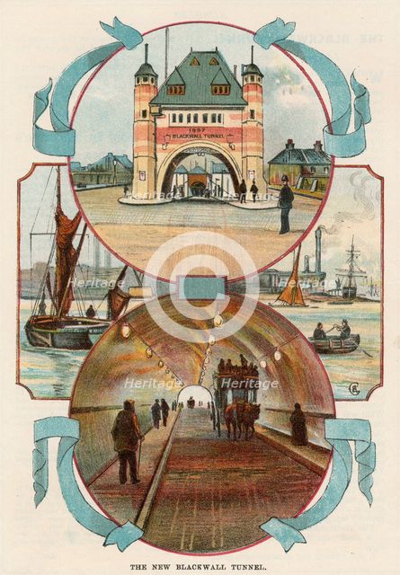 Blackwall Tunnel, London, c1900. Creator: Unknown.