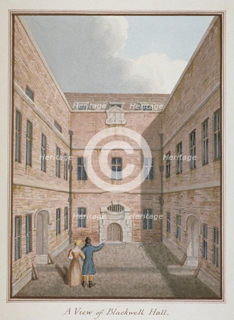 Blackwell Hall, City of London, 1819. Artist: Anon