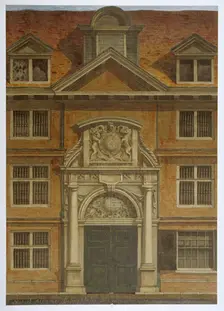 Blackwell Hall, City of London, 1819. Artist: Robert Blemmell Schnebbelie