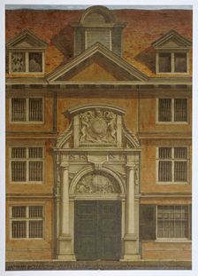 Blackwell Hall, City of London, 1819. Artist: Robert Blemmell Schnebbelie