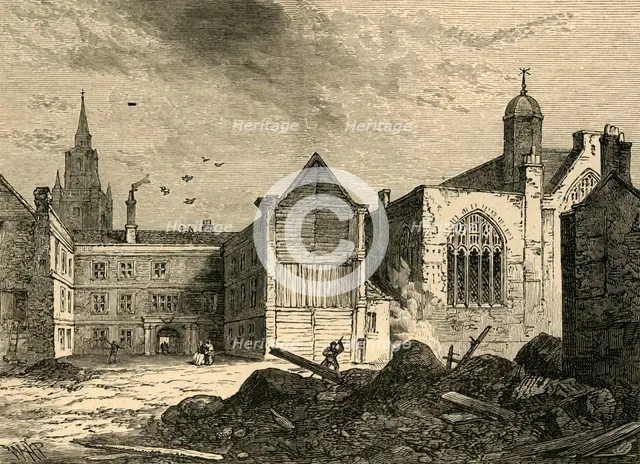 'Blackwell Hall in 1812', (1897). Creator: Unknown.