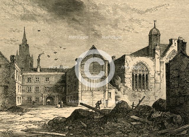 'Blackwell Hall in 1812', (1897). Creator: Unknown.