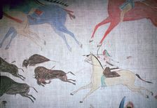 Blackfoot Native American tepee lining