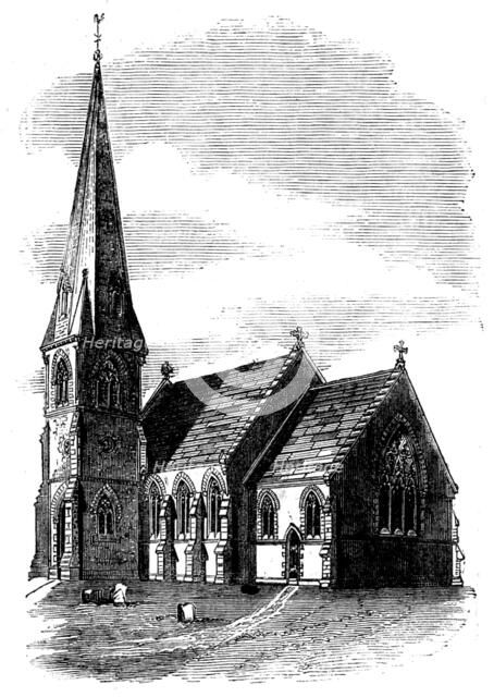 Blackfordby Church, Ashby-de-la-Zouch, 1858. Creator: Unknown.