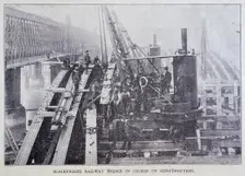Blackfriars Bridge, London, 1870. Artist: Anon