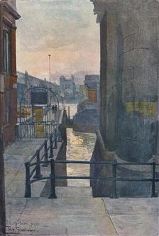Blackfriars Pier c1901. Artist: Tony Grubhofer