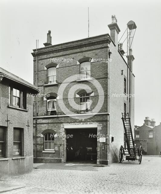 Blackheath Fire Station, Tranquil Vale, Blackheath, London, 1905. Artist: Unknown.