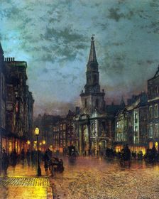 Blackman Street, London 1885. Artist: John Atkinson Grimshaw