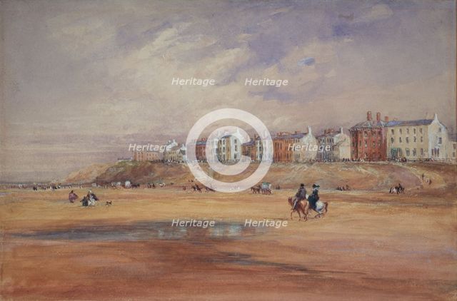 Blackpool Beach, 1840. Creator: David Cox the Elder.