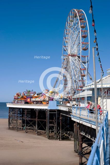 Blackpool, Central Pier, 2009. Creator: Ethel Davies.