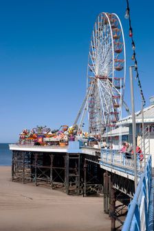 Blackpool, Central Pier, 2009. Creator: Ethel Davies