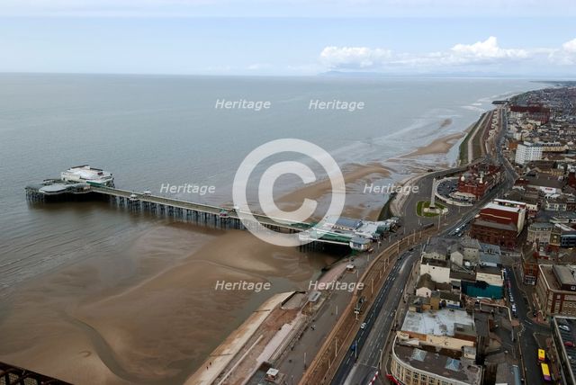 Blackpool, view from Tower, 2009. Creator: Ethel Davies.
