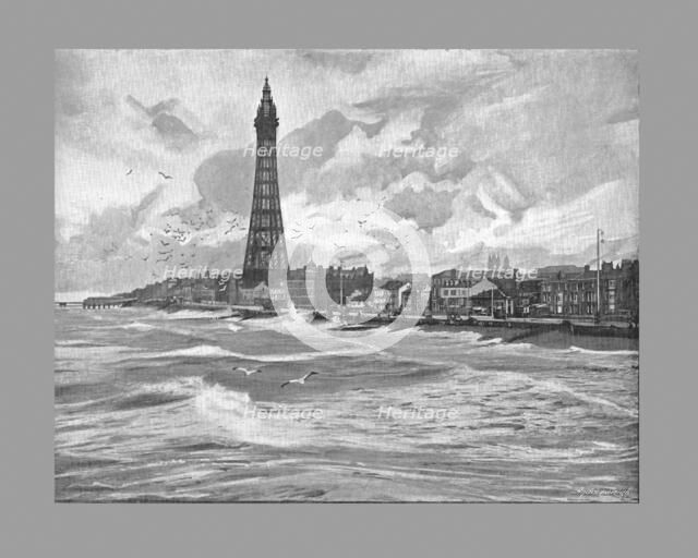 Blackpool with it's Eiffel Tower, c1900. Artist: Paulton & Son.