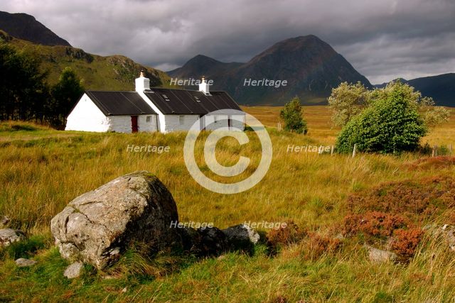 Blackrock Cottage, Glencoe, Highland, Scotland. Creator: Peter Thompson.
