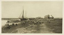 Blackshore, River Blythe (Suffolk), c. 1883/87, printed 1888. Creator: Peter Henry Emerson