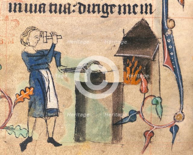 Blacksmith, 1320-1330. Creator: Unknown.