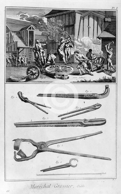 Blacksmith, 1751-1777. Artist: Unknown